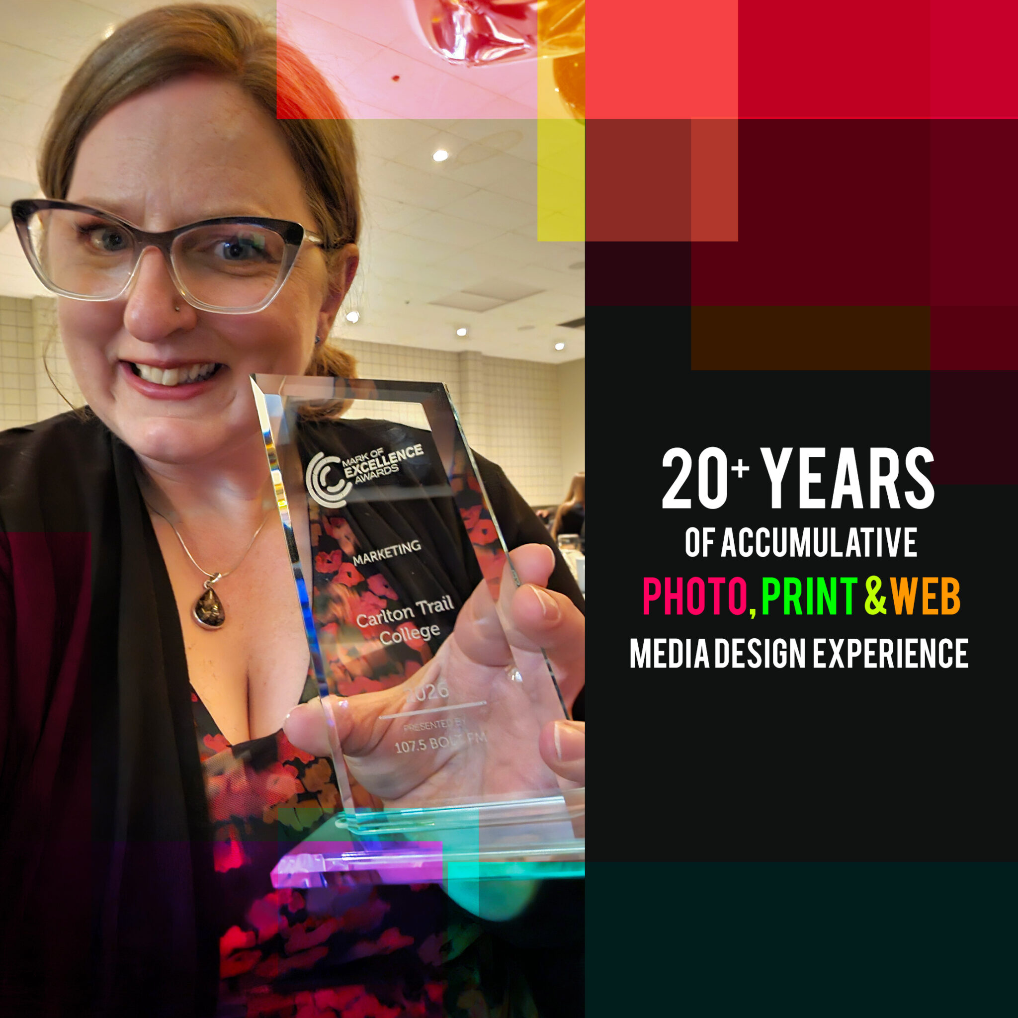 Rae is a Award winning marketing creative with over 20 years of related experience